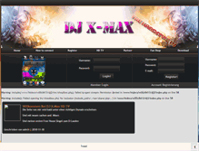 Tablet Screenshot of dj-x-max.meinsecurity.com